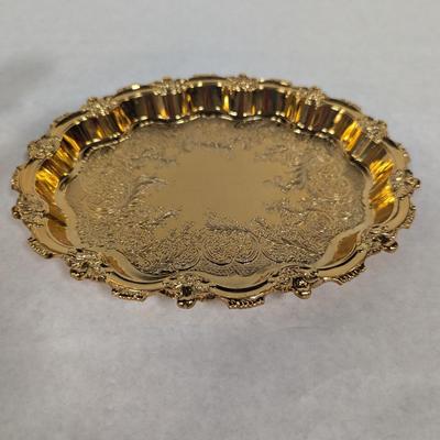 Vintage Cordial Mini Goblets With Tray