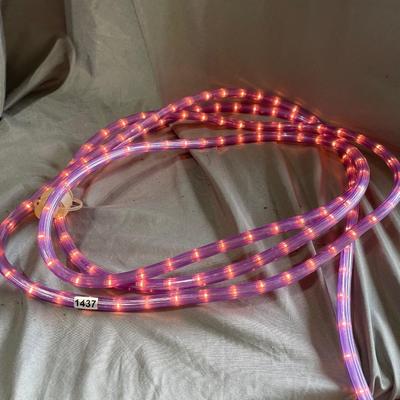 Purple rope light