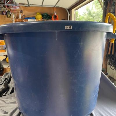 Big blue bucket