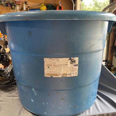 Big blue bucket