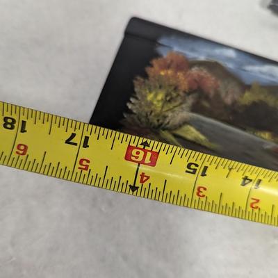 Hand Painted Scenic Saw