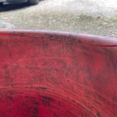 Red storage pucket