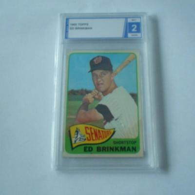 1965 Topps #417 Ed Brinkman Card