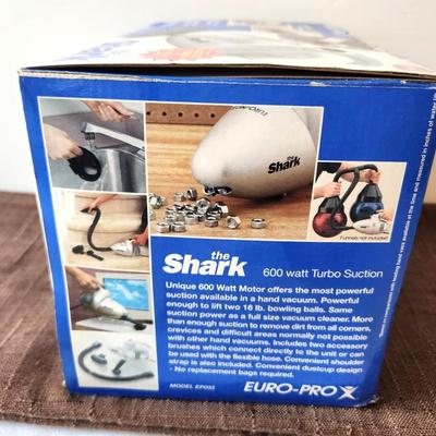 Lot #97 Euro-Pro X SHARK Hand Vacuum - new in box
