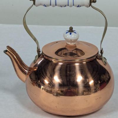 Copper Kettles 1 With Ceramic Handle