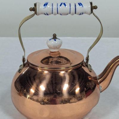 Copper Kettles 1 With Ceramic Handle