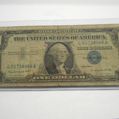 1957 A One Dollar Silver Certificate