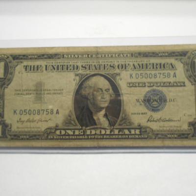 1957 One Dollar Silver Certificate