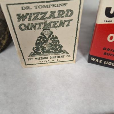 Vintage Advertising Collection Wizard Ointment Bixby Jet-Oil Octagon Cleanser Tryme Visualizer Crayons Choice A
