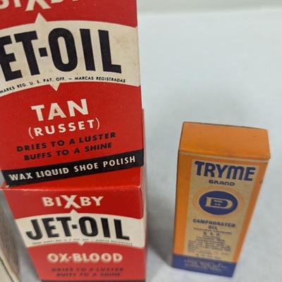 Vintage Advertising Collection Wizard Ointment Bixby Jet-Oil Octagon Cleanser Tryme Visualizer Crayons Choice A
