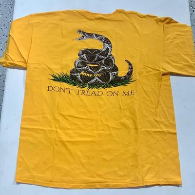 “Don’t Tread on Me” Tee Shirt w/ Rattlesnake