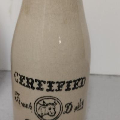 Corona Stoneware Cooler and Cream bottle