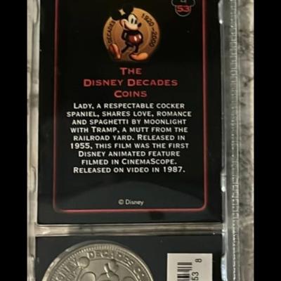 1955 Lady and the Tramp Decade Coin