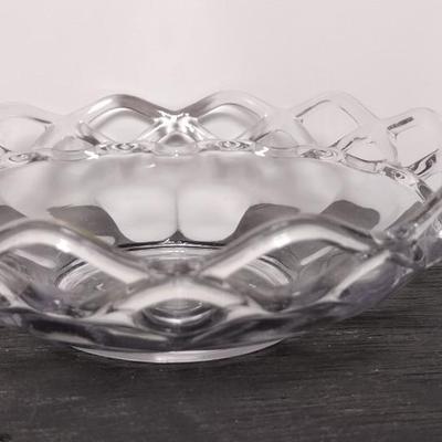 2 silver plate and 2 glass bowls