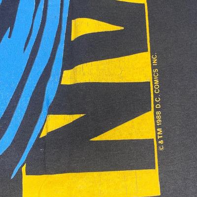1988 Single-Stitch Batman Tee Shirt, Size L