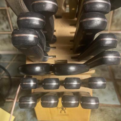 K9-knife Block, and knives