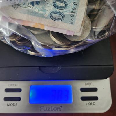 Large Mixed lot of Foreign Country Coins & currency