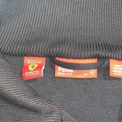 Vintage Ferrari Full Zip Racing Jacket by Puma, Size XL