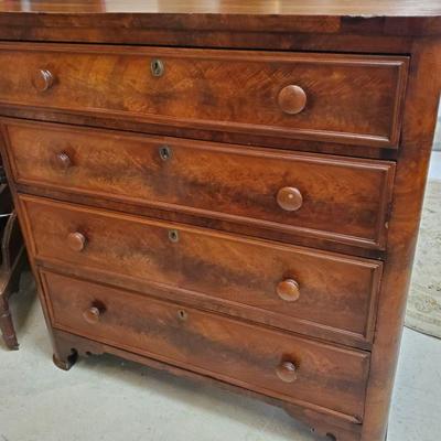 dresser of flame mahogany 