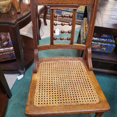 Chair cane seated 