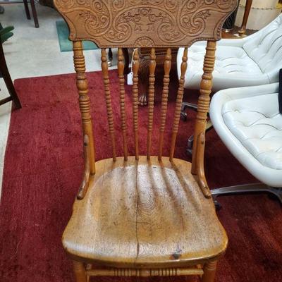 chair cut out back 