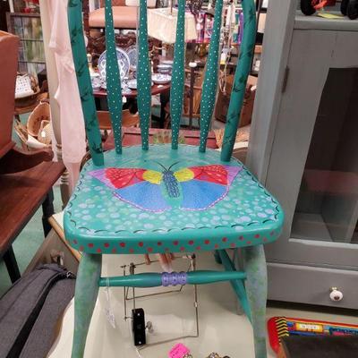 childrens chairs handpainted by local artisan sold as pair or individually 