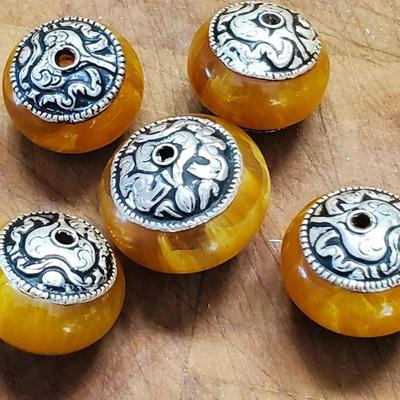 Tibetan Copal beads 