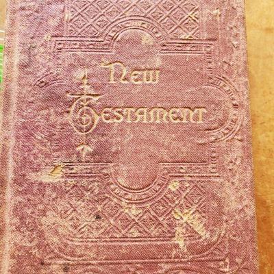 New Testament small bible circa 1883