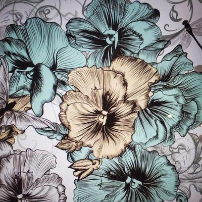 Dixie Belle Decoupage papers Belles Whistles blue cream floral 