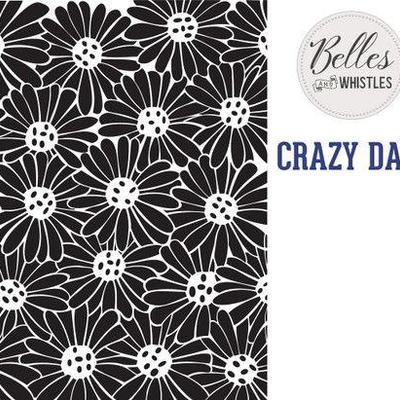 Dixie Belle Stencil Belles Whistles Crazy Daisy 
