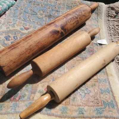 vintage antique rolling pins
