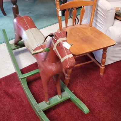 Wooden horse 