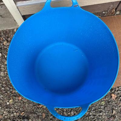 Blue storage tub