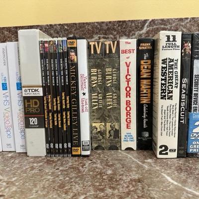 Lot of CDs, DVDs and Tapes