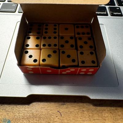 Vintage box of Elk Brand Dice