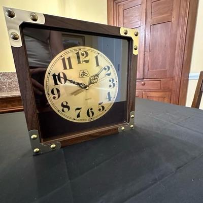 Two Clocks and a Lamp