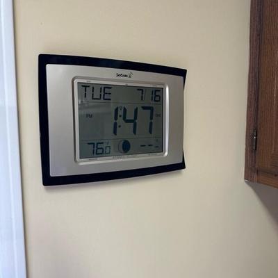 Two Clocks and a Lamp