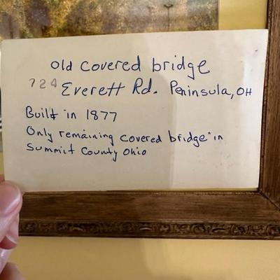 Covered Bridge Painting