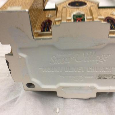 Mount Olive Church Dept 56 Snow Village