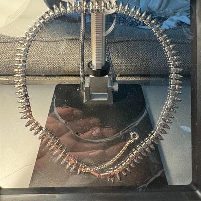 Ladies Stoned Necklace in presentation Case