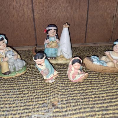 5pc indian home interiors figurine