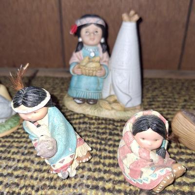 5pc indian home interiors figurine