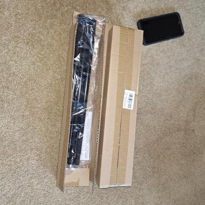 3 curtain rods nib