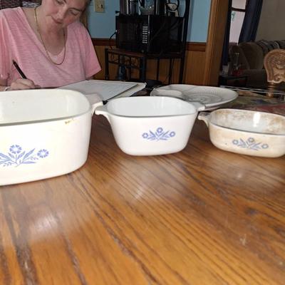 3pc cornflower dish