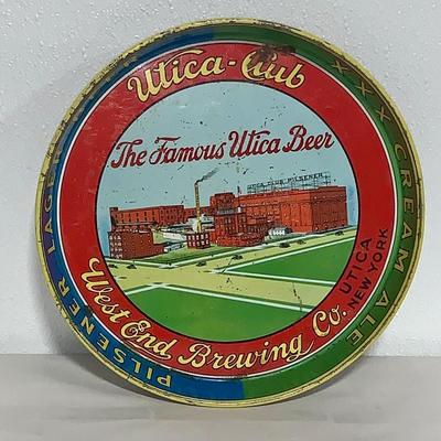 Vintage Utica Club Metal Beer Tray