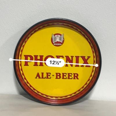 Vintage Phoenix Metal Beer Tray