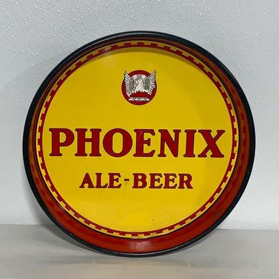 Vintage Phoenix Metal Beer Tray
