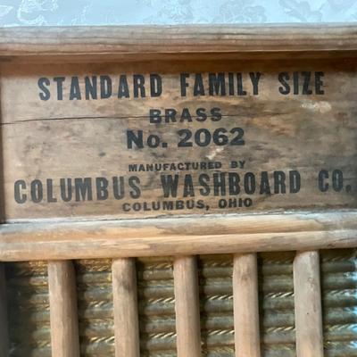 Vintage washboard