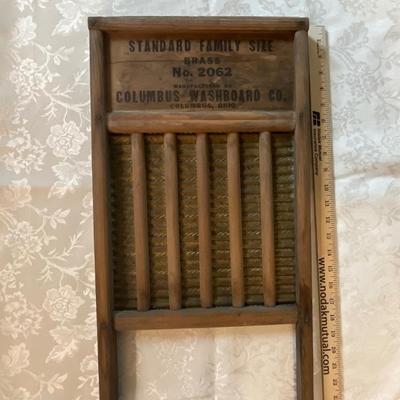 Vintage washboard