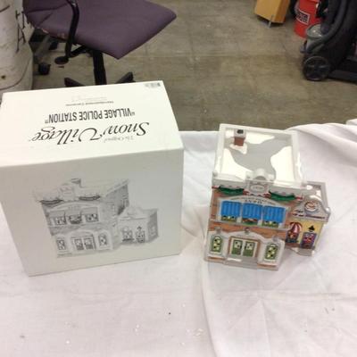Village Police Station Dept. 56 Snow Village
